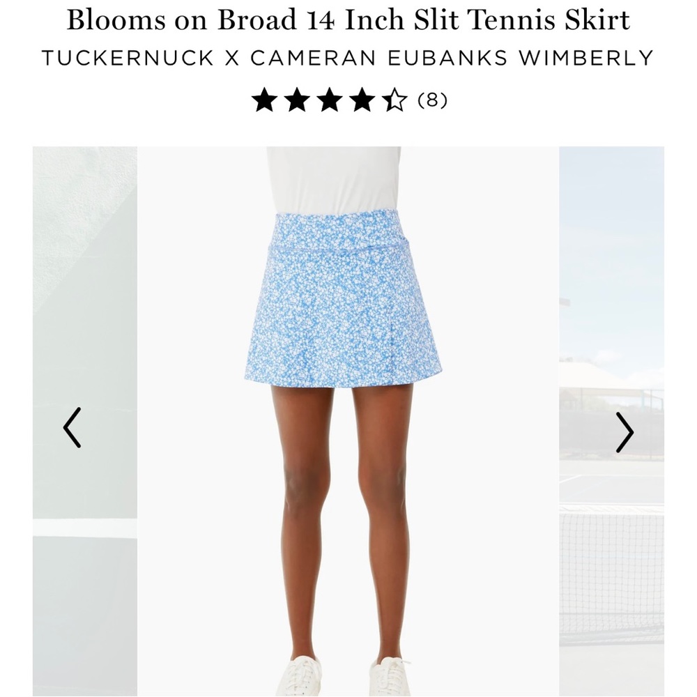 NWT Tuckernuck Blooms on Broad 14” Skort